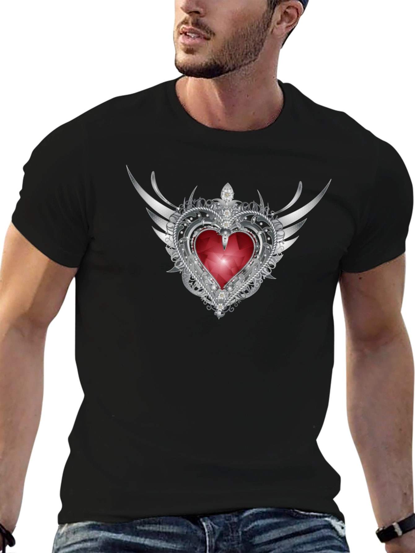 Winged Heart Graphic Tee