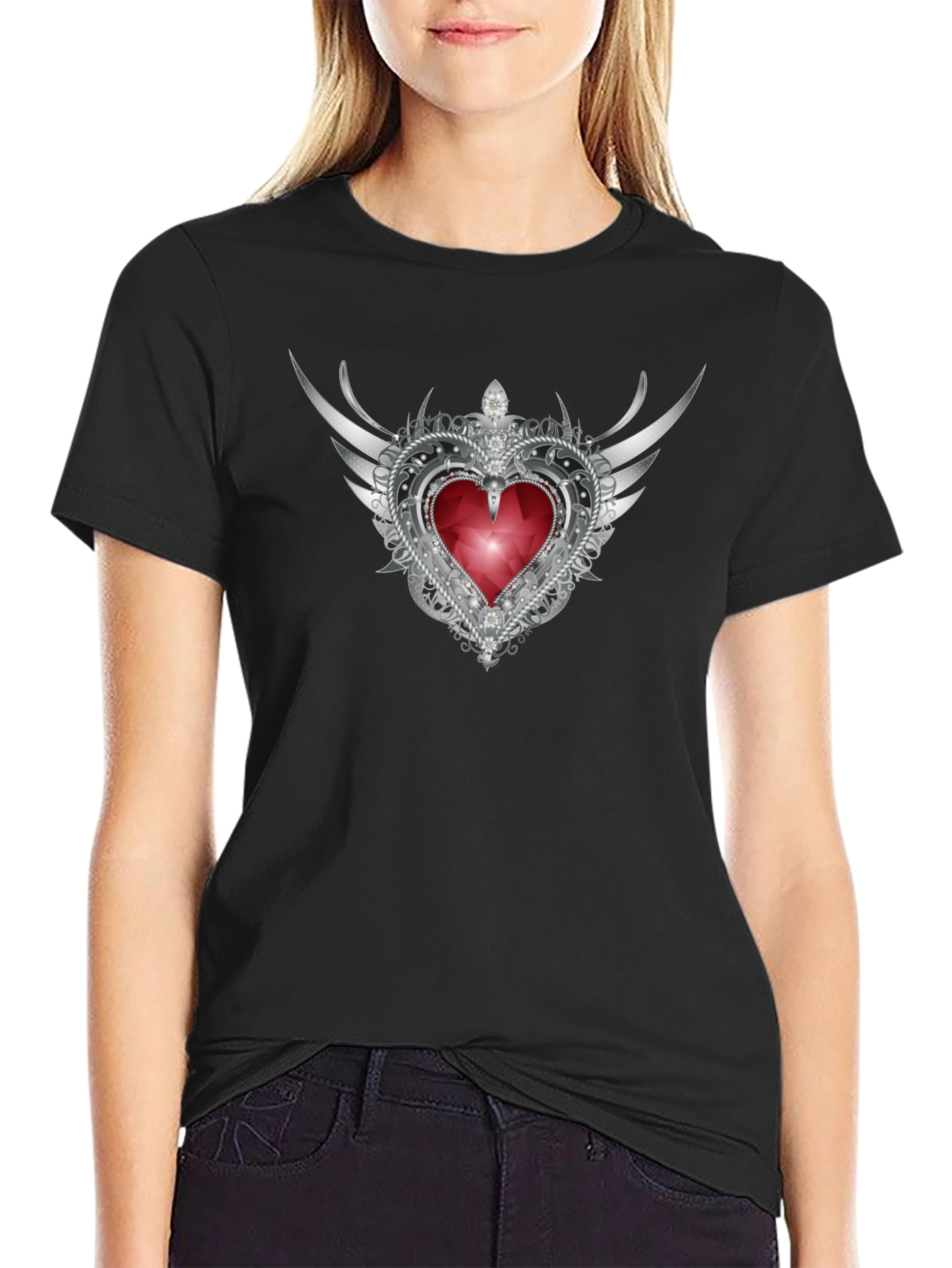 Winged Heart Graphic Tee