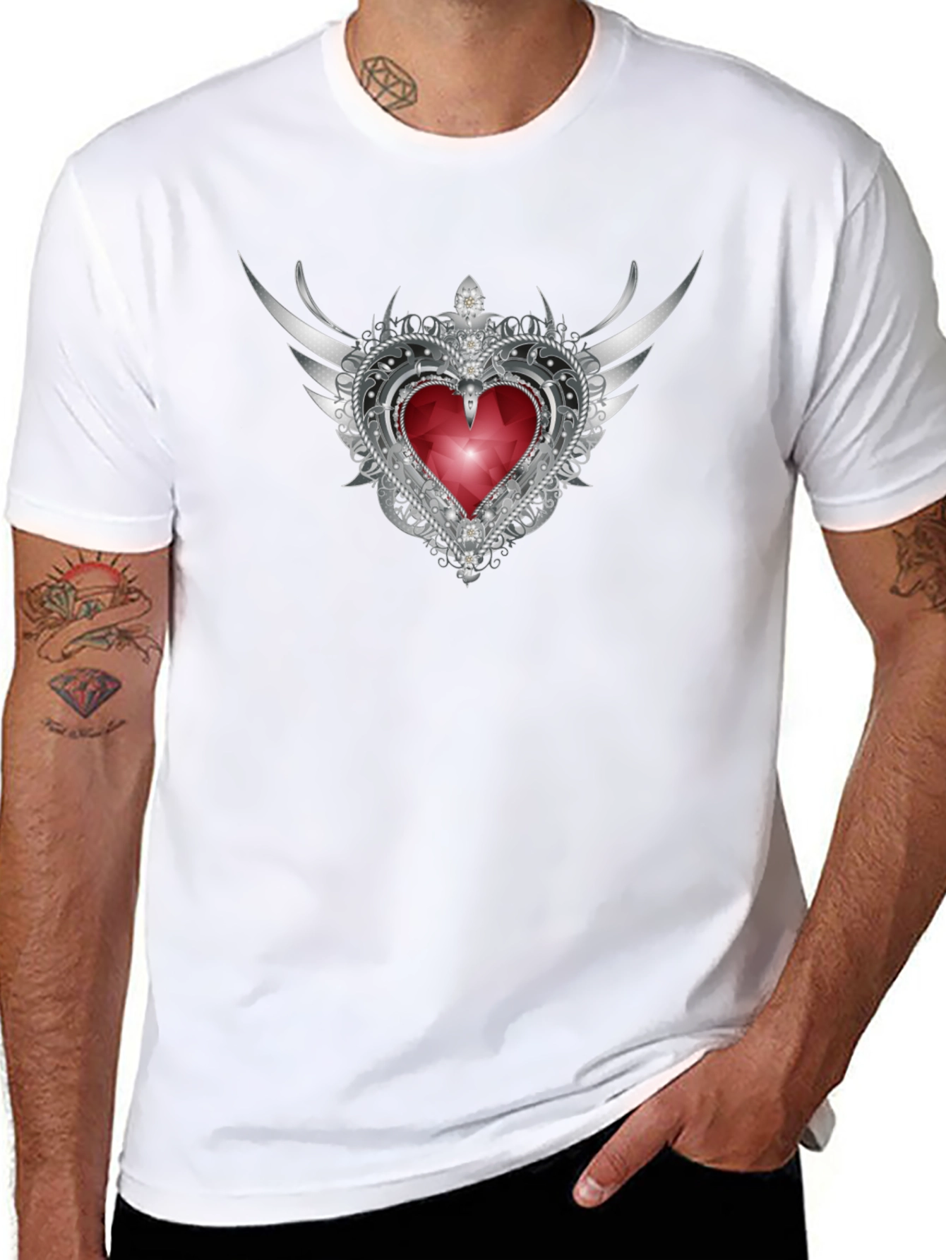 Winged Heart Graphic Tee