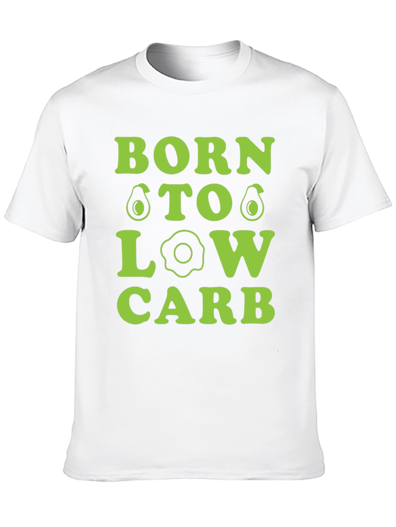 Born To Low Carb Graphic Tee - Black