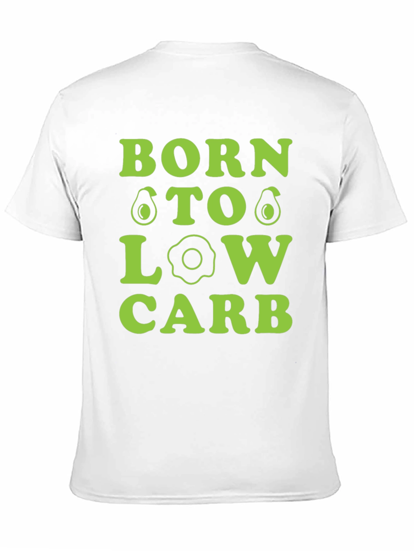 Born To Low Carb Graphic Tee - Black