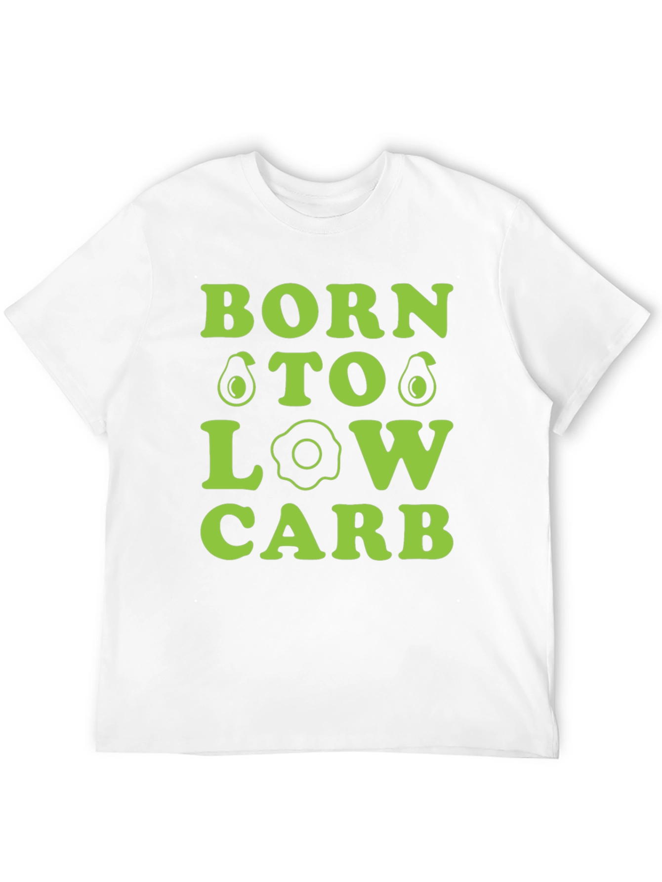 Born To Low Carb Graphic Tee - Black