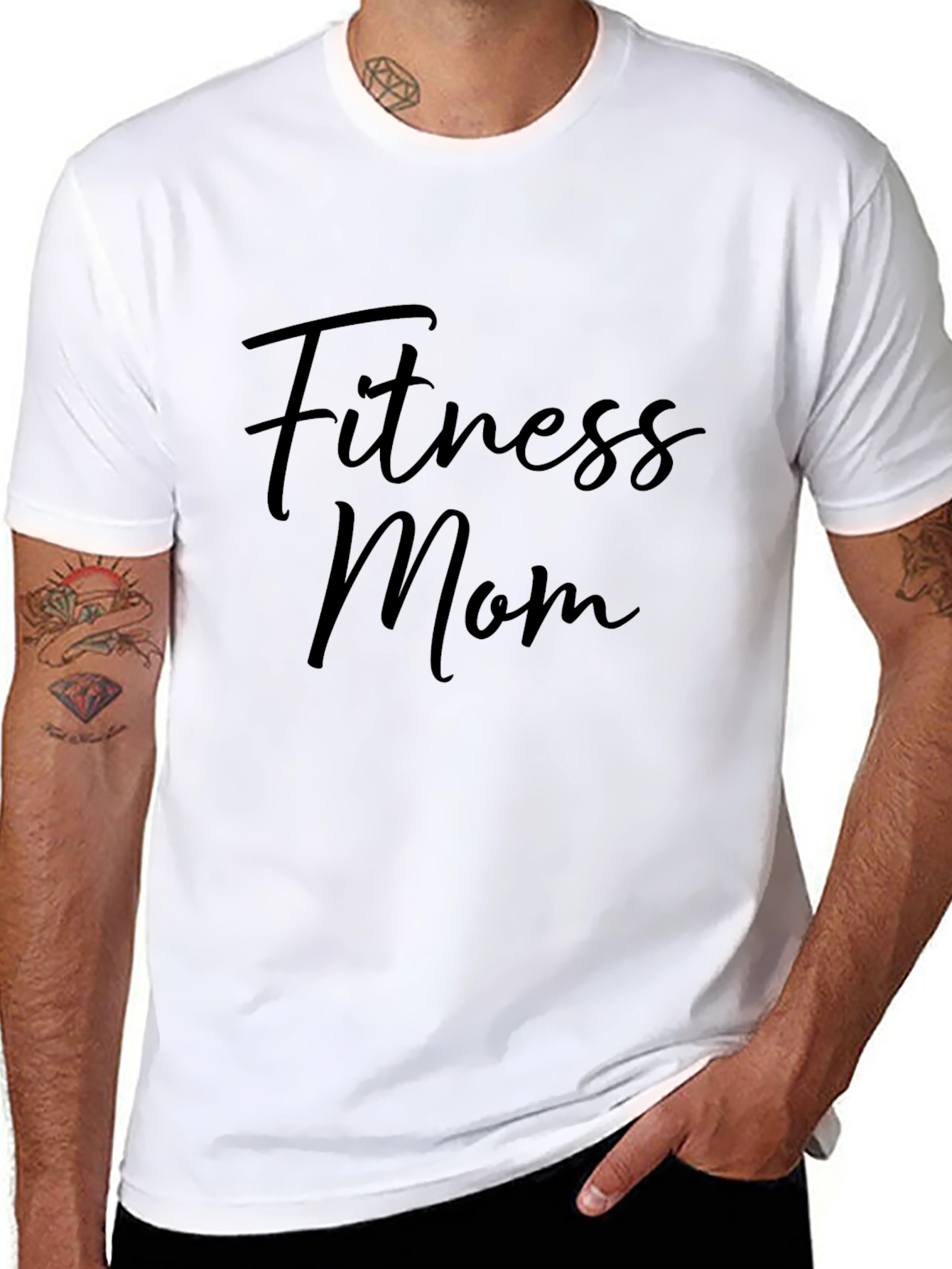Fitness Mom Black T-Shirt
