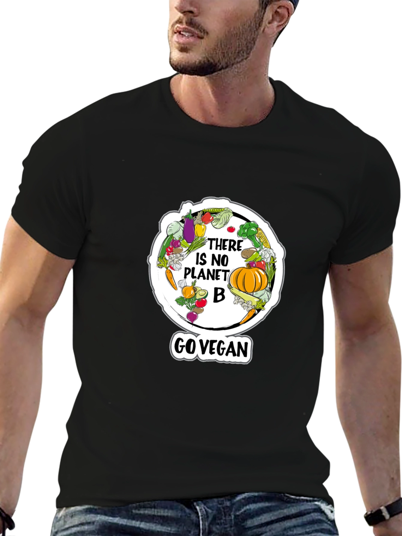 Go Vegan Planet T-Shirt