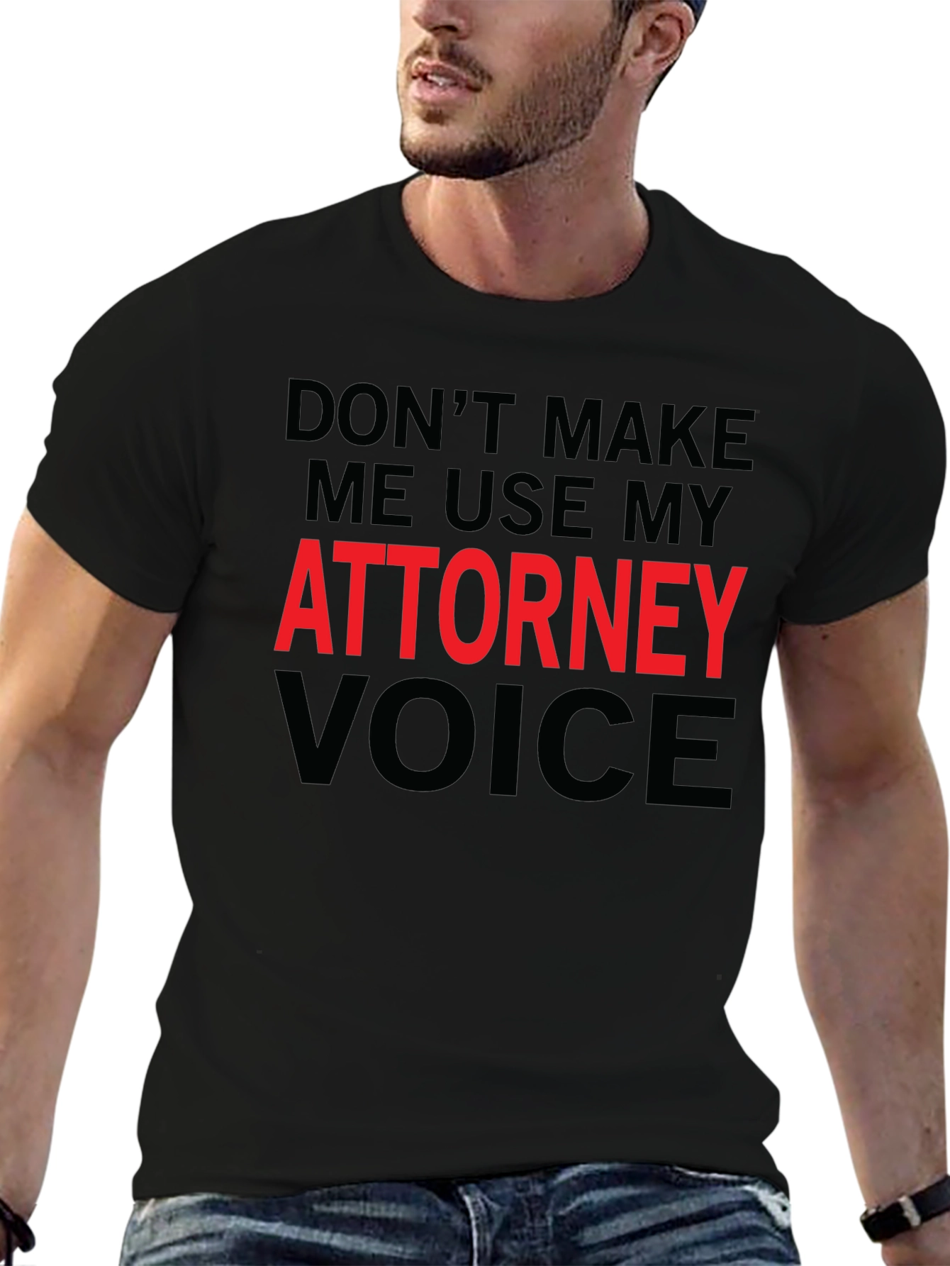 Attorney Voice Novelty Graphic T-Shirt