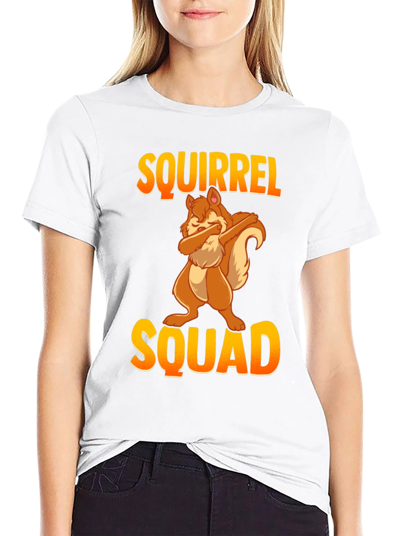 Squirrel Squad T-Shirt - Funny Dabbing Squirrel Tee