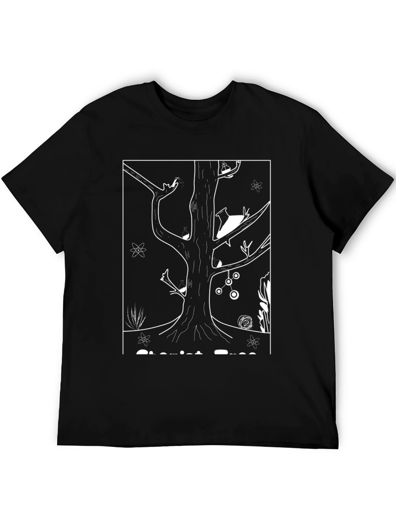 Science Tree Black T-Shirt