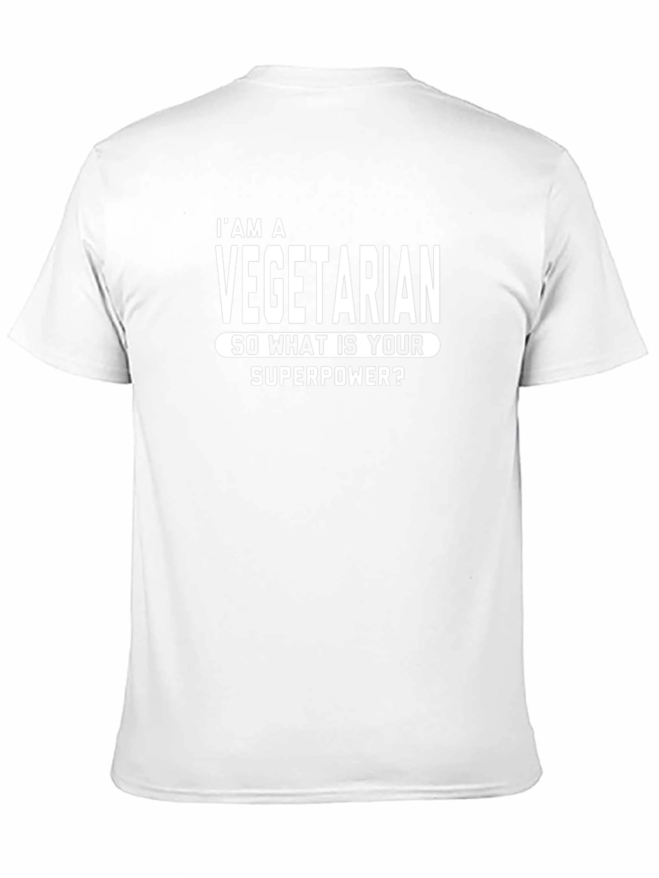 Vegetarian Superpower Tee - Funny Vegan T-Shirt