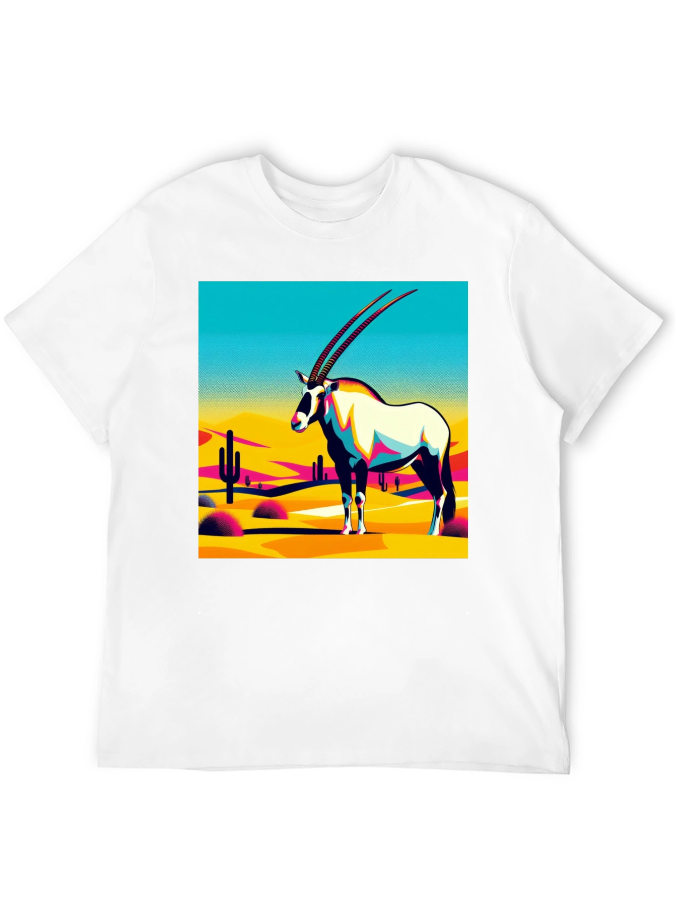 Abstract Oryx Desert Graphic T-Shirt