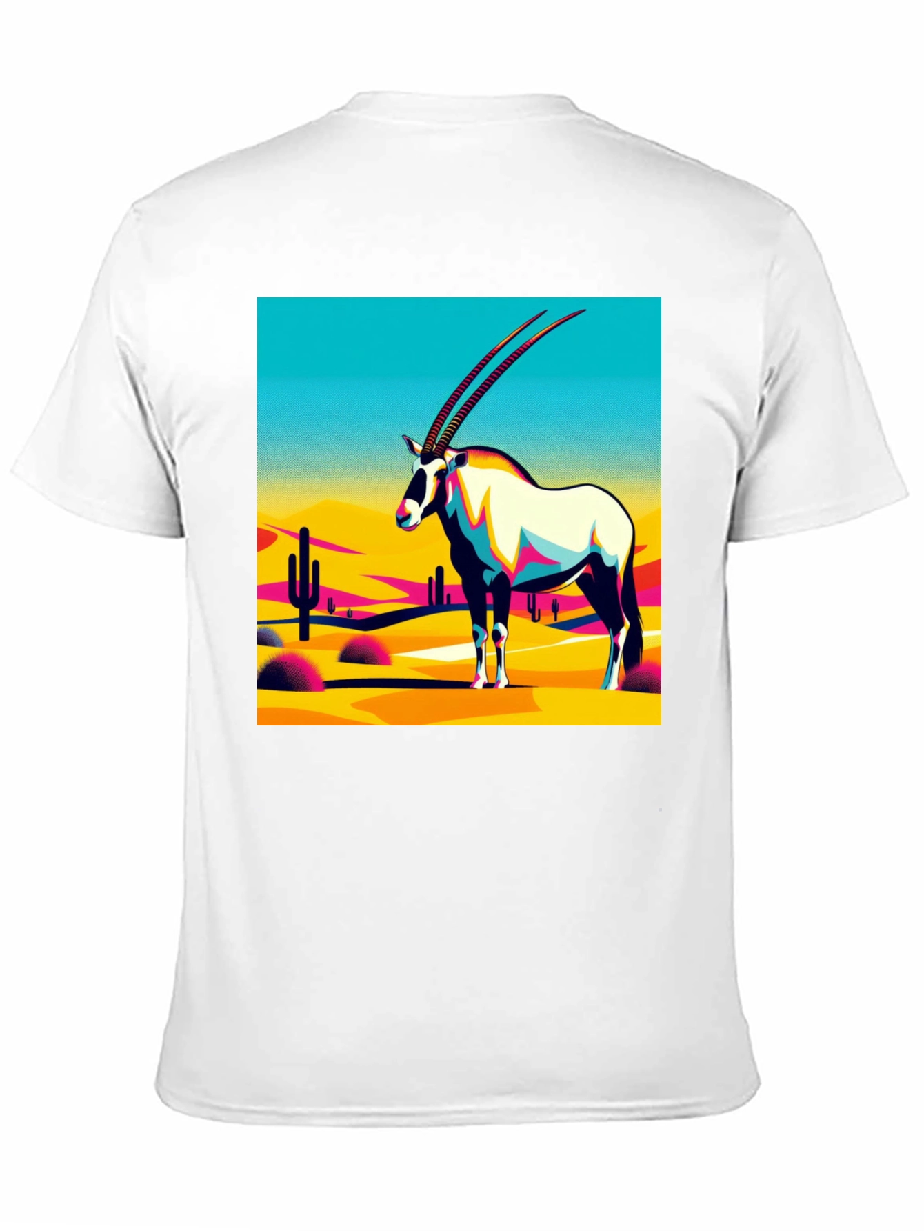 Abstract Oryx Desert Graphic T-Shirt