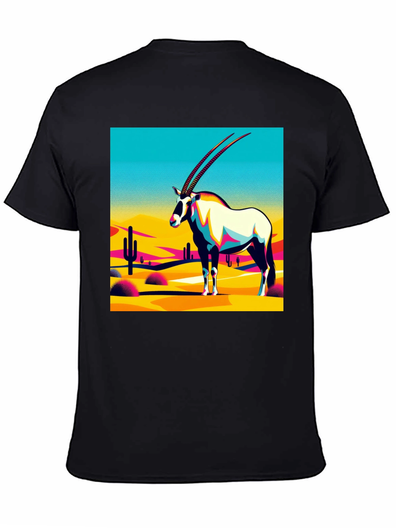 Abstract Oryx Desert Graphic T-Shirt