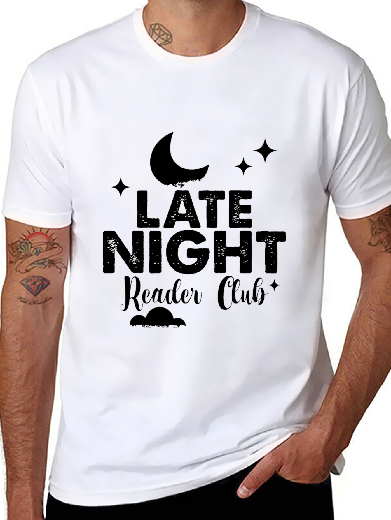 Late Night Reader Club Graphic Tee