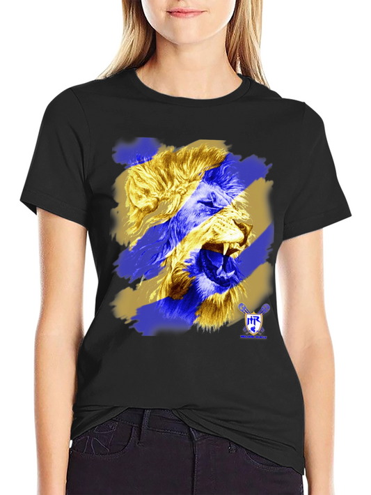 Lion Graphic Print T-Shirt - Bold Design