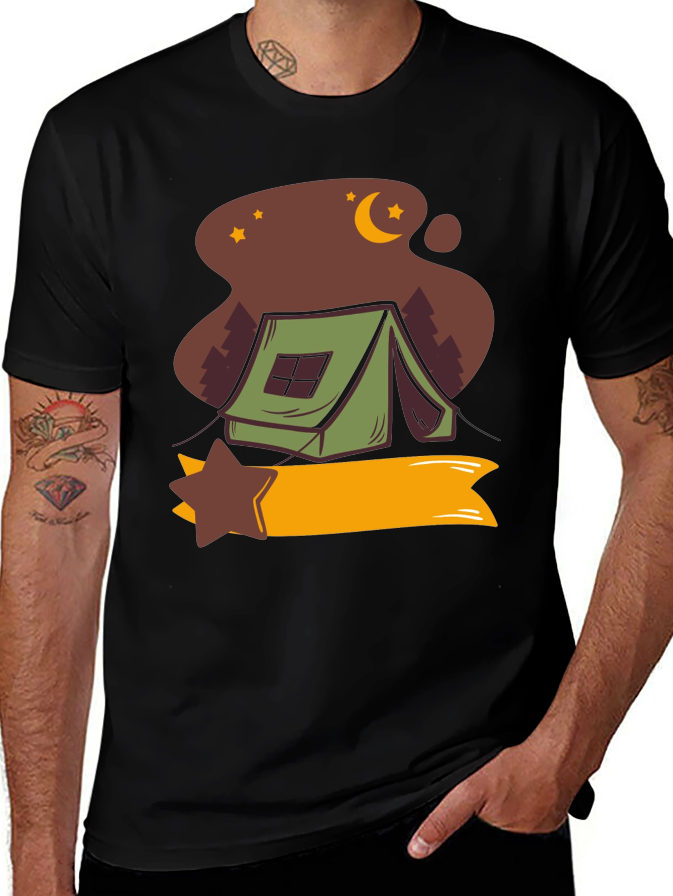 Camping Adventure Tee - Night Under The Stars