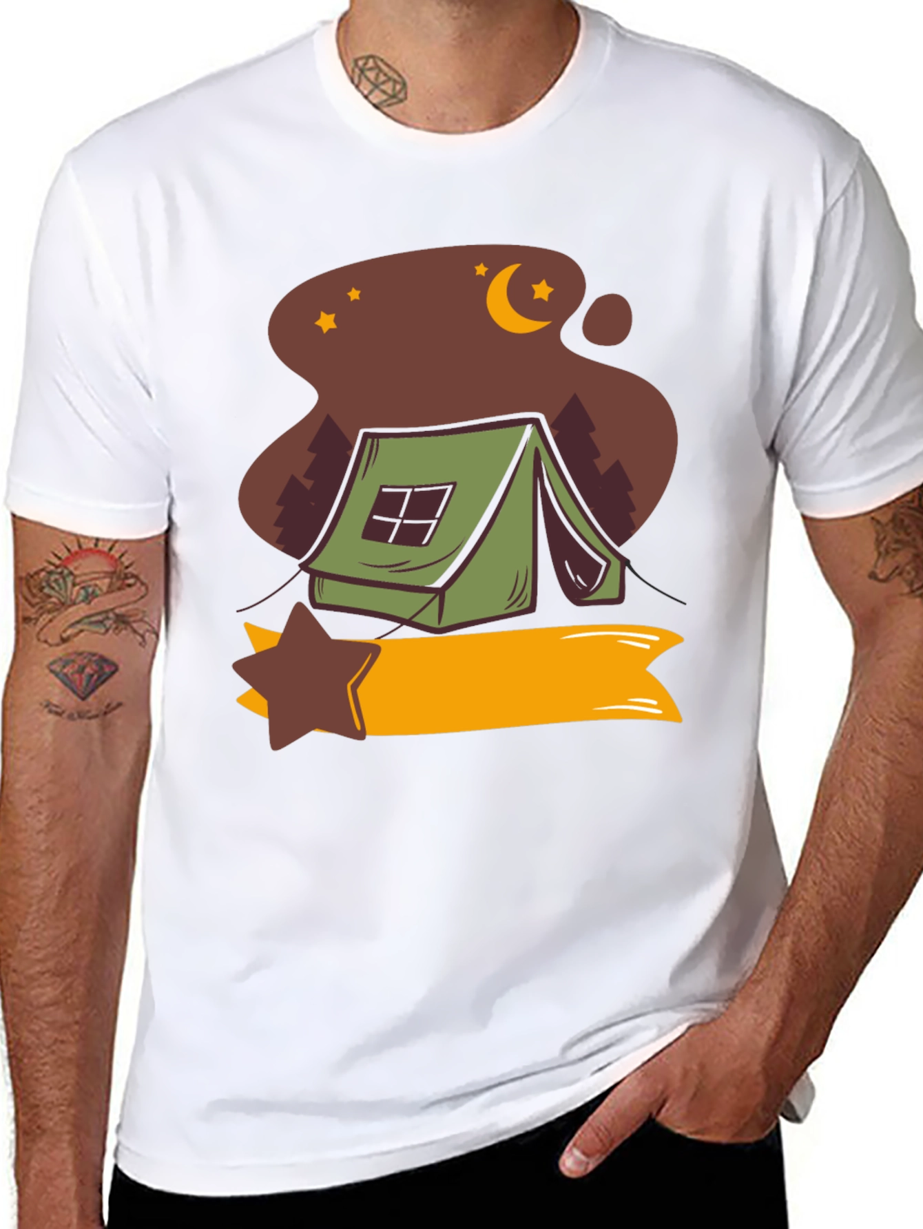 Camping Adventure Tee - Night Under The Stars