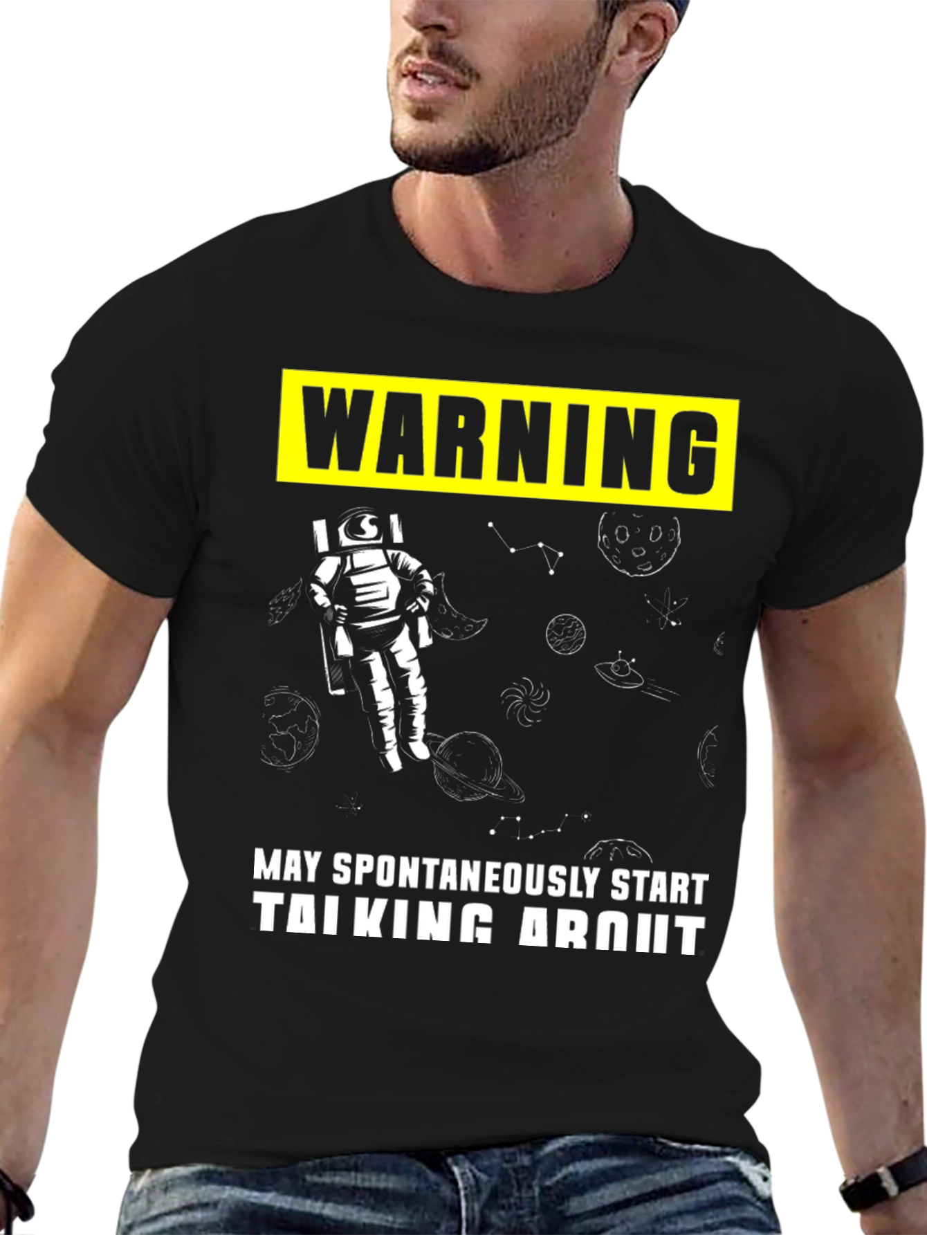 Warning Astronaut T-Shirt