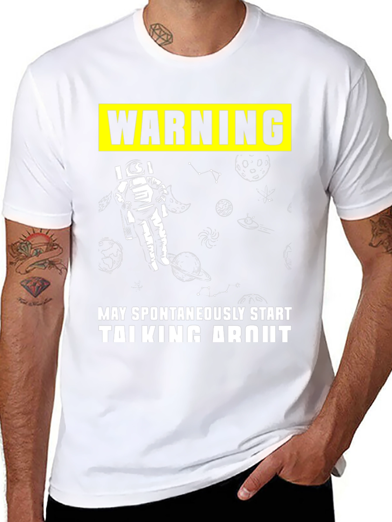 Warning Astronaut T-Shirt