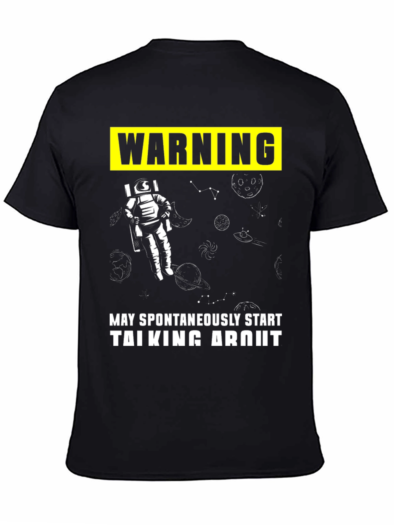 Warning Astronaut T-Shirt