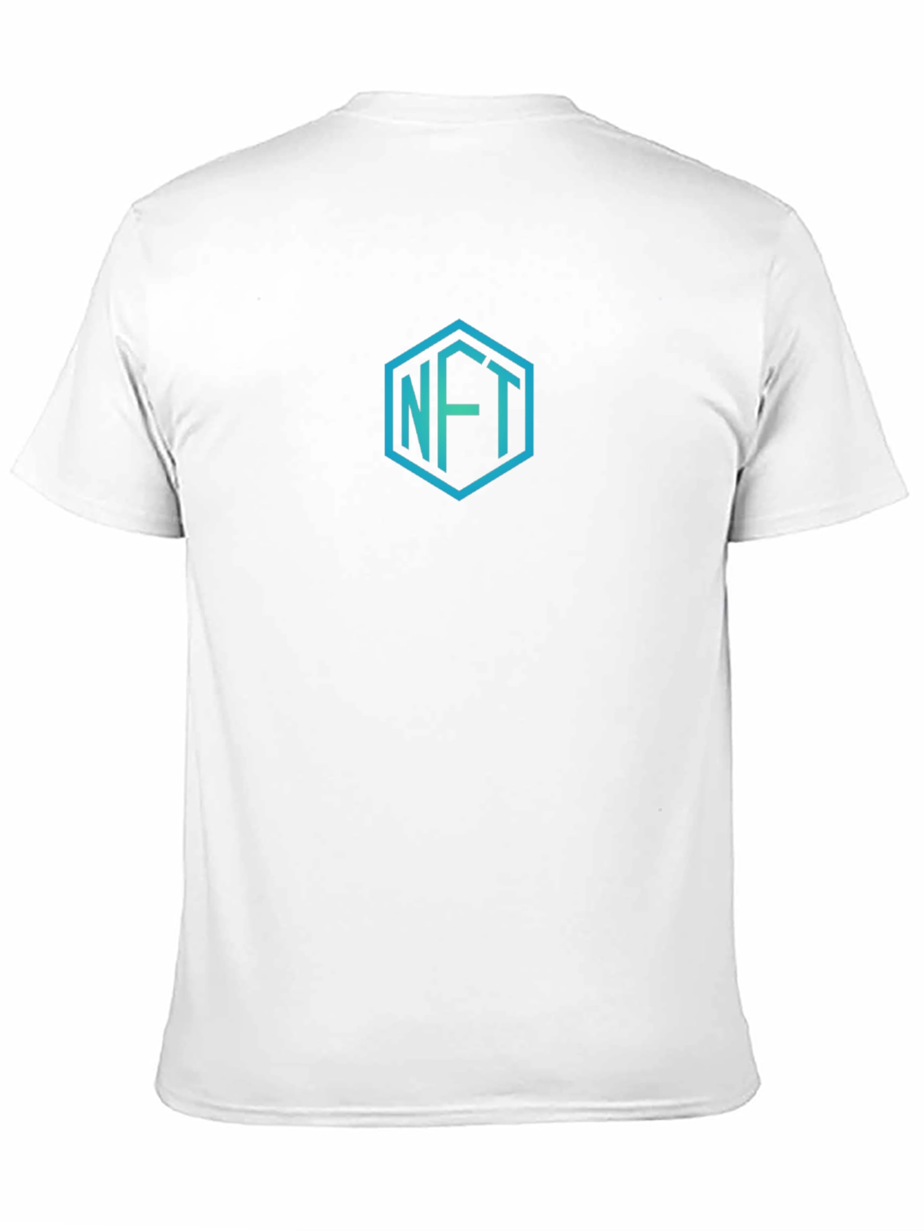 NFT Hexagon Graphic T-Shirt - Stylish Crypto Art Tee
