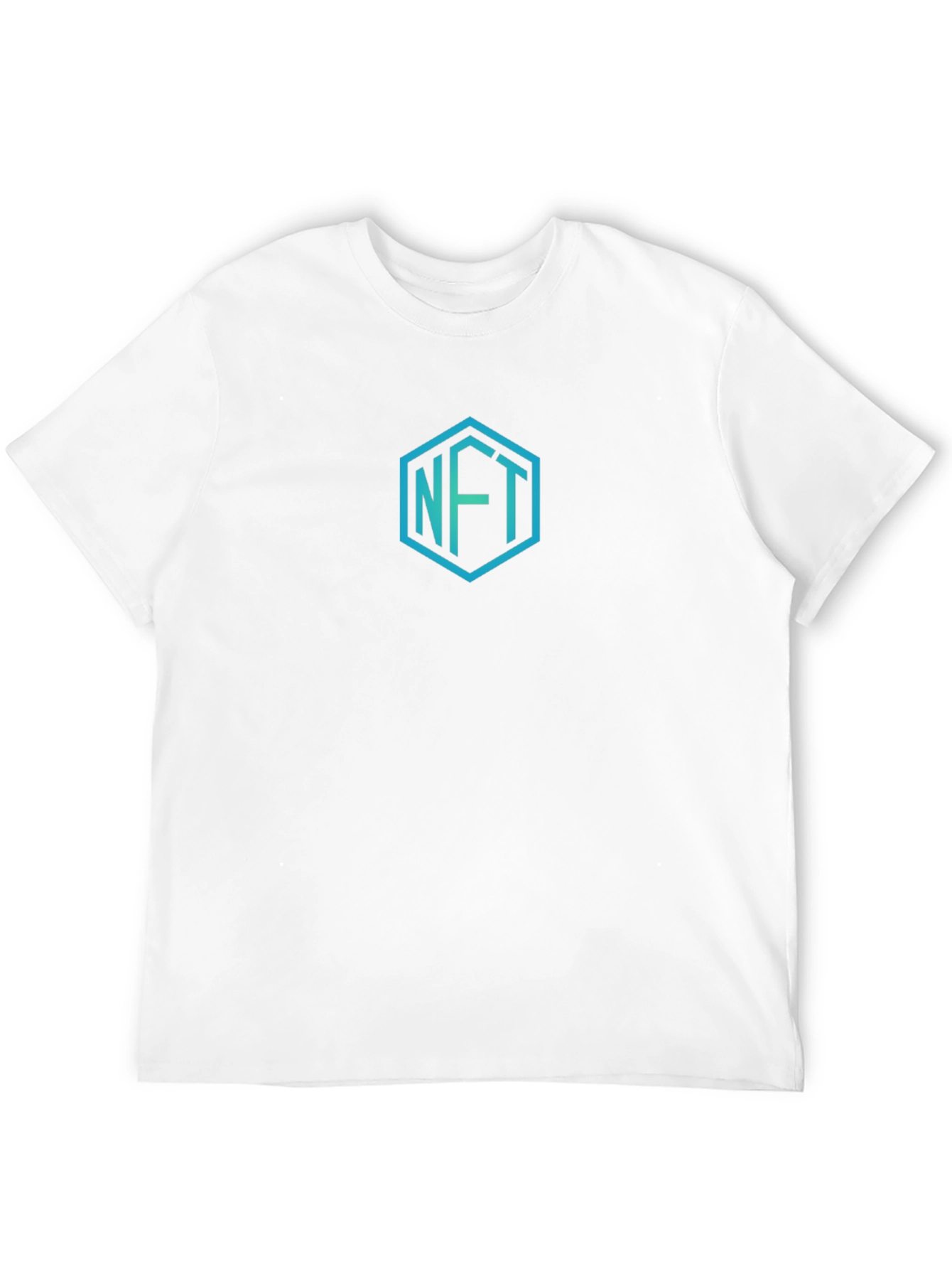 NFT Hexagon Graphic T-Shirt - Stylish Crypto Art Tee
