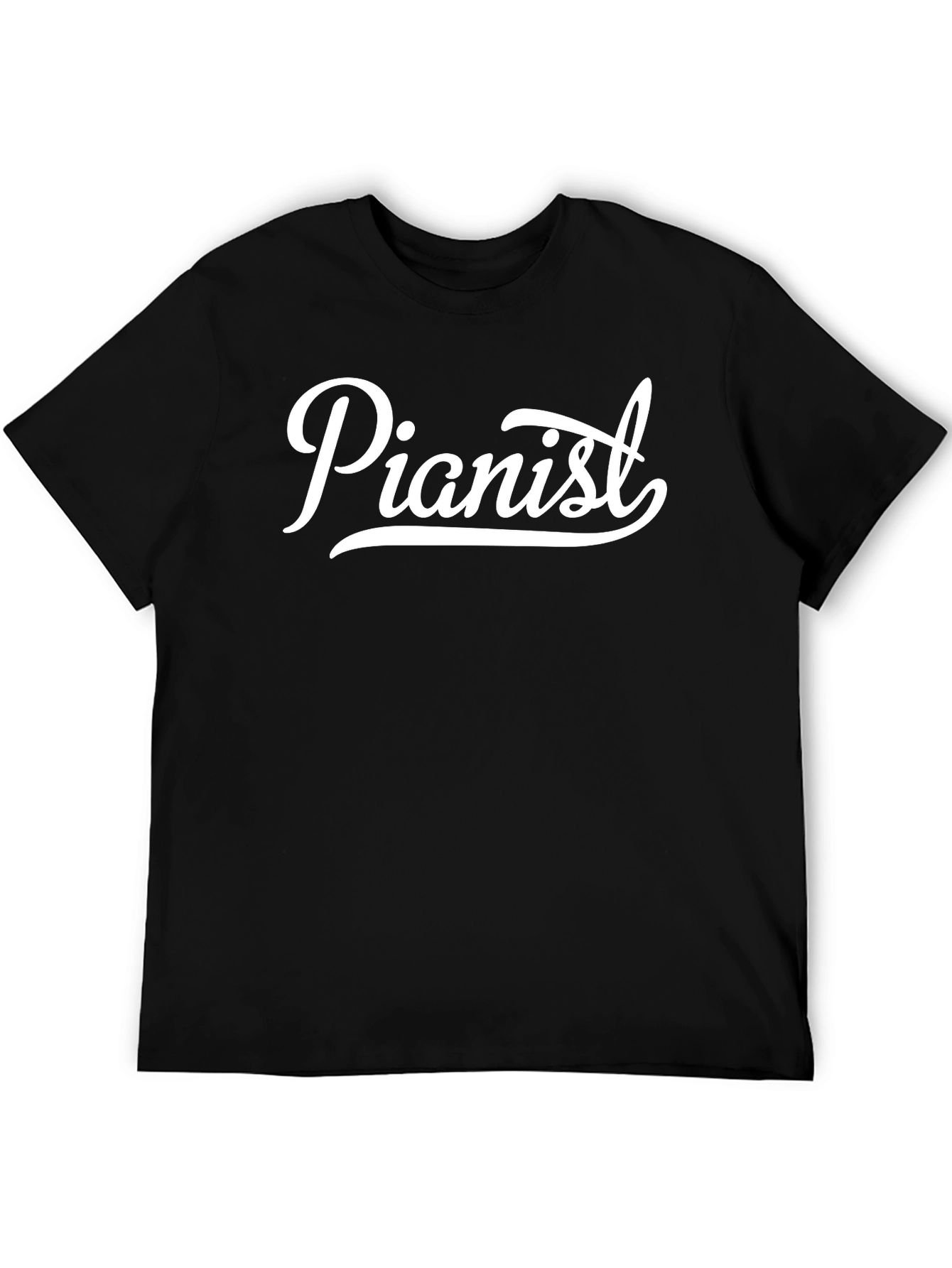 Pianist Graphic T-Shirt - Classic Black Tee