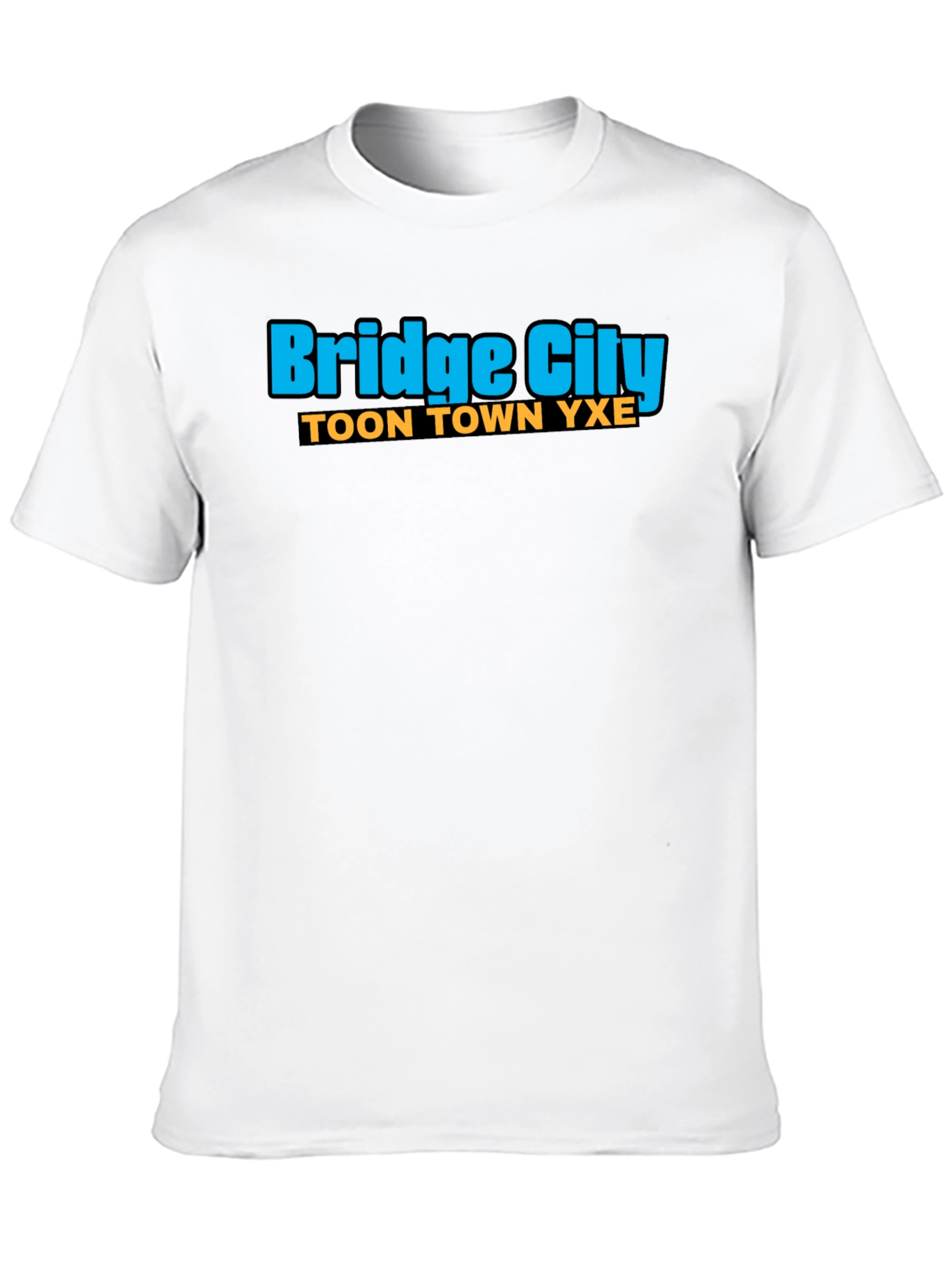Bridge City Toon Town YXE Black T-Shirt