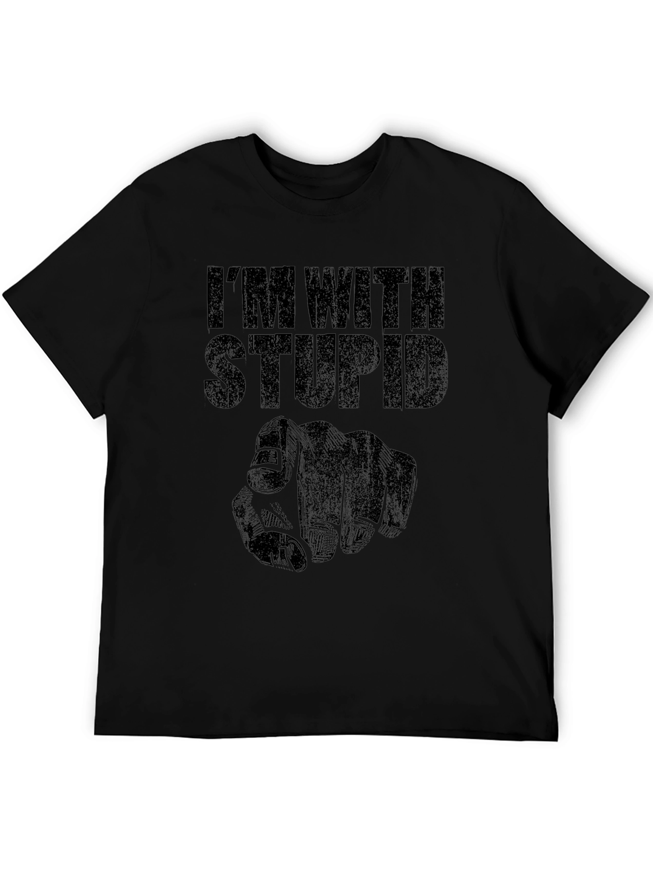 Im With Stupid T-Shirt Novelty Graphic Tee