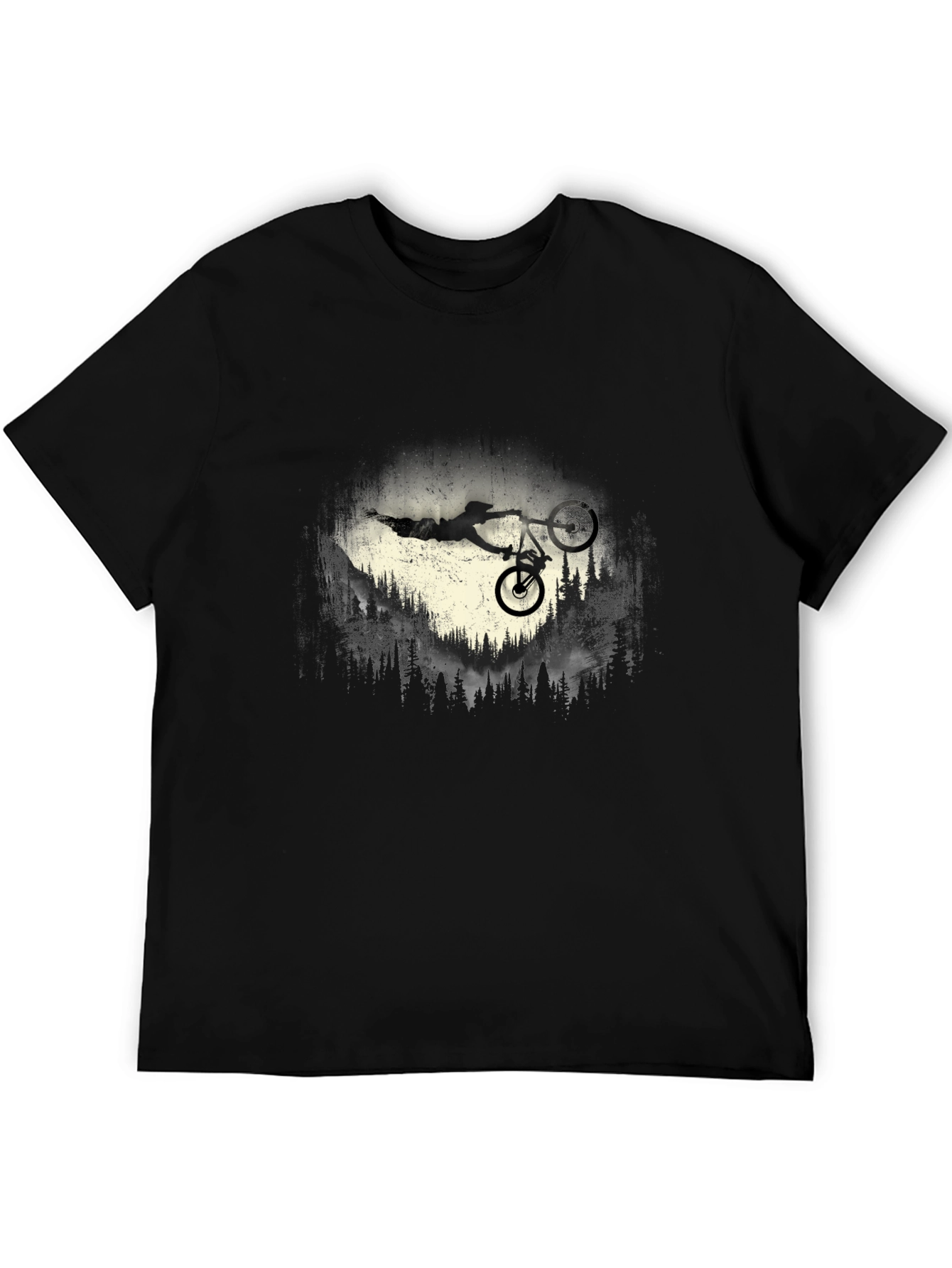 Mountain Bike Silhouette Graphic Tee