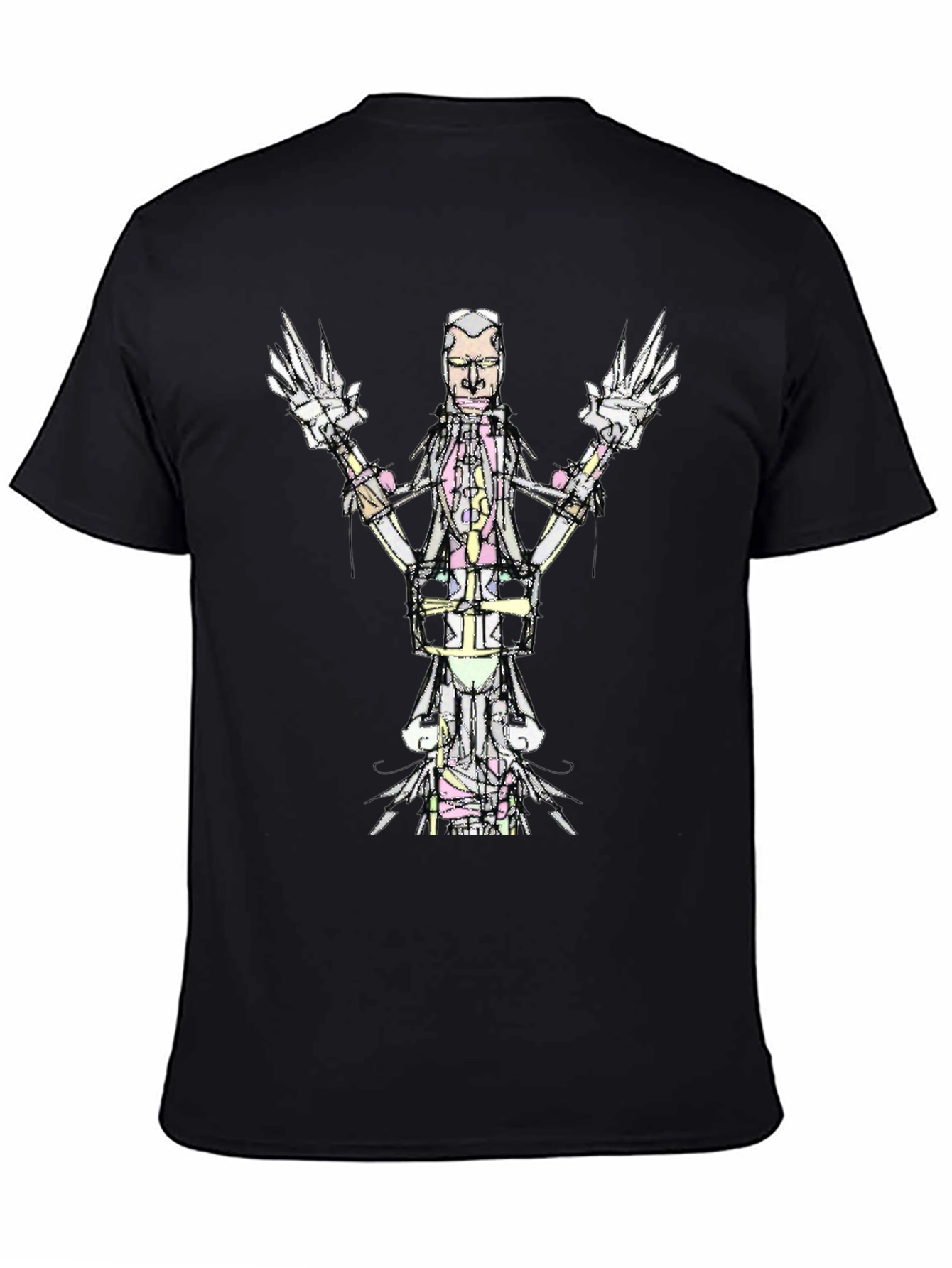Abstract Graphic Print Tee - Modern Art T-Shirt