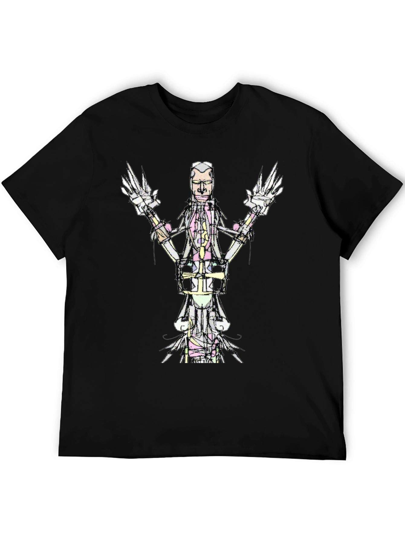 Abstract Graphic Print Tee - Modern Art T-Shirt