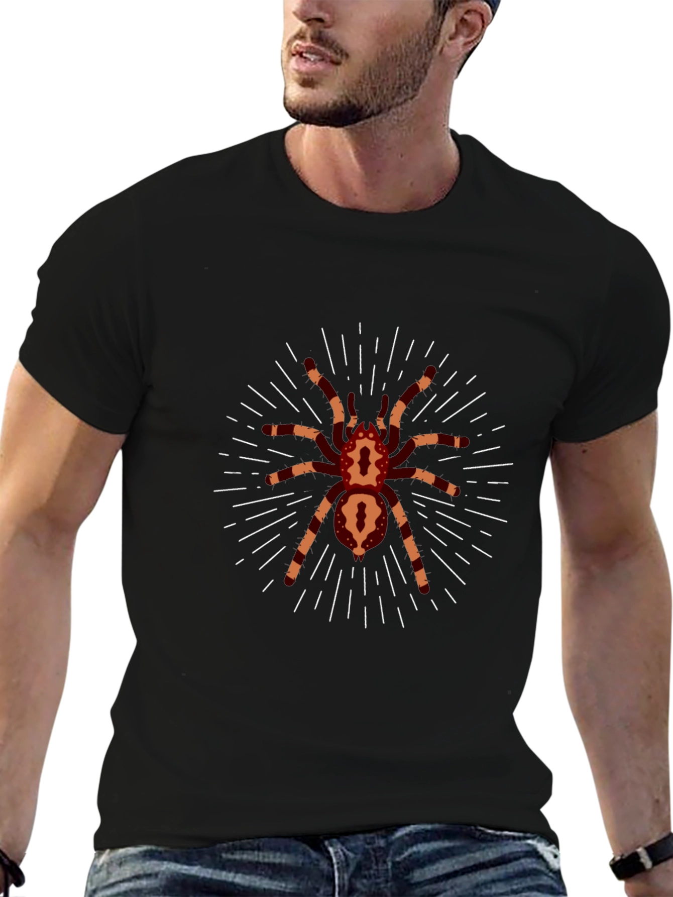 Spider Graphic Black T-Shirt