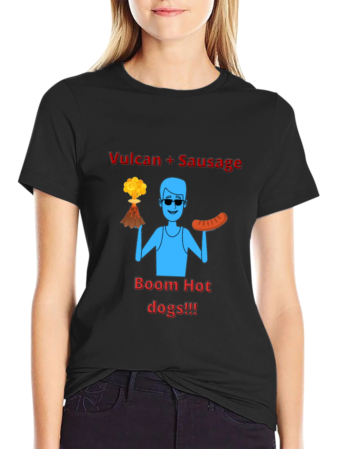 Vulcan Sausage Boom Hot Dogs T-Shirt