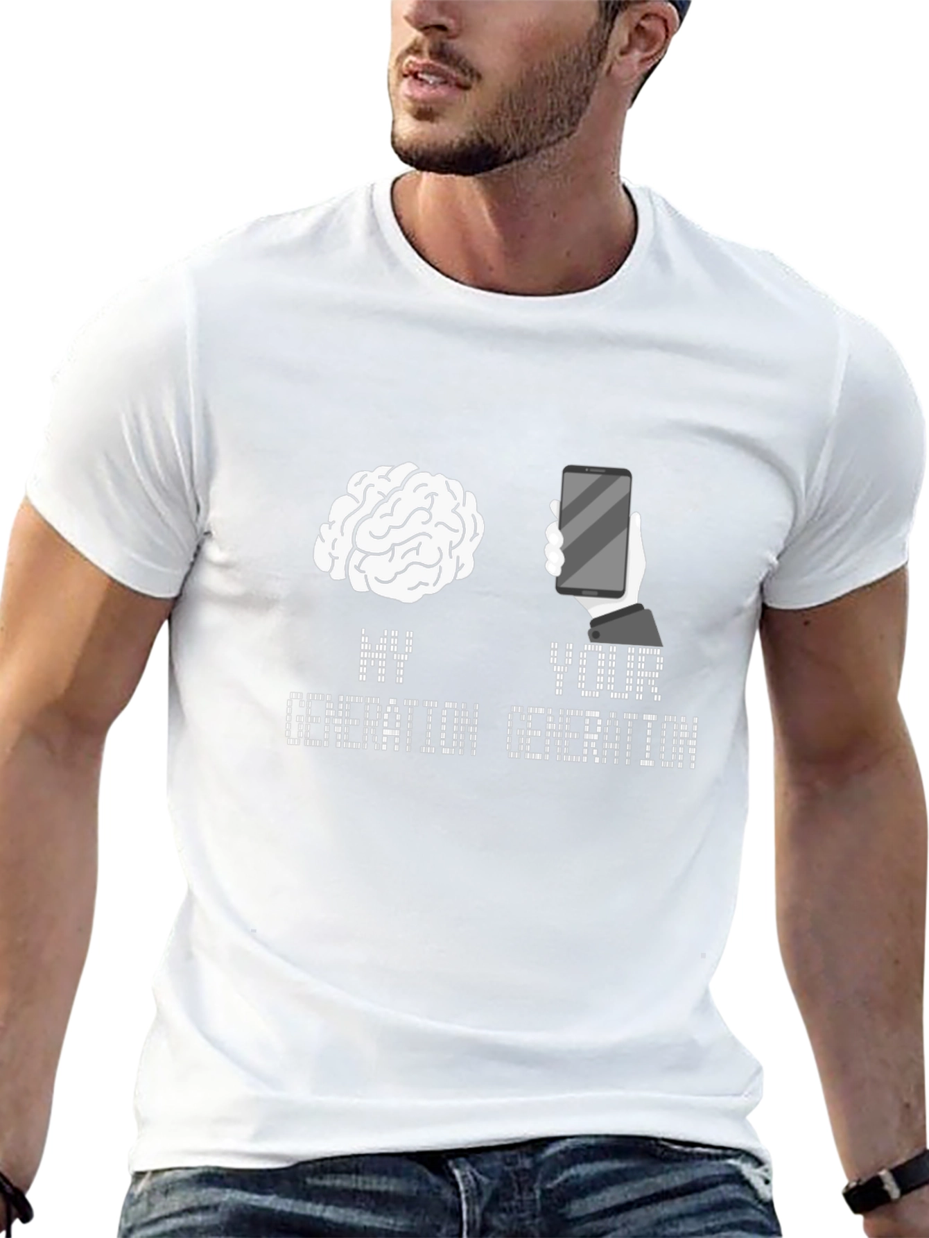My Generation Brain Your Generation Phone T-Shirt