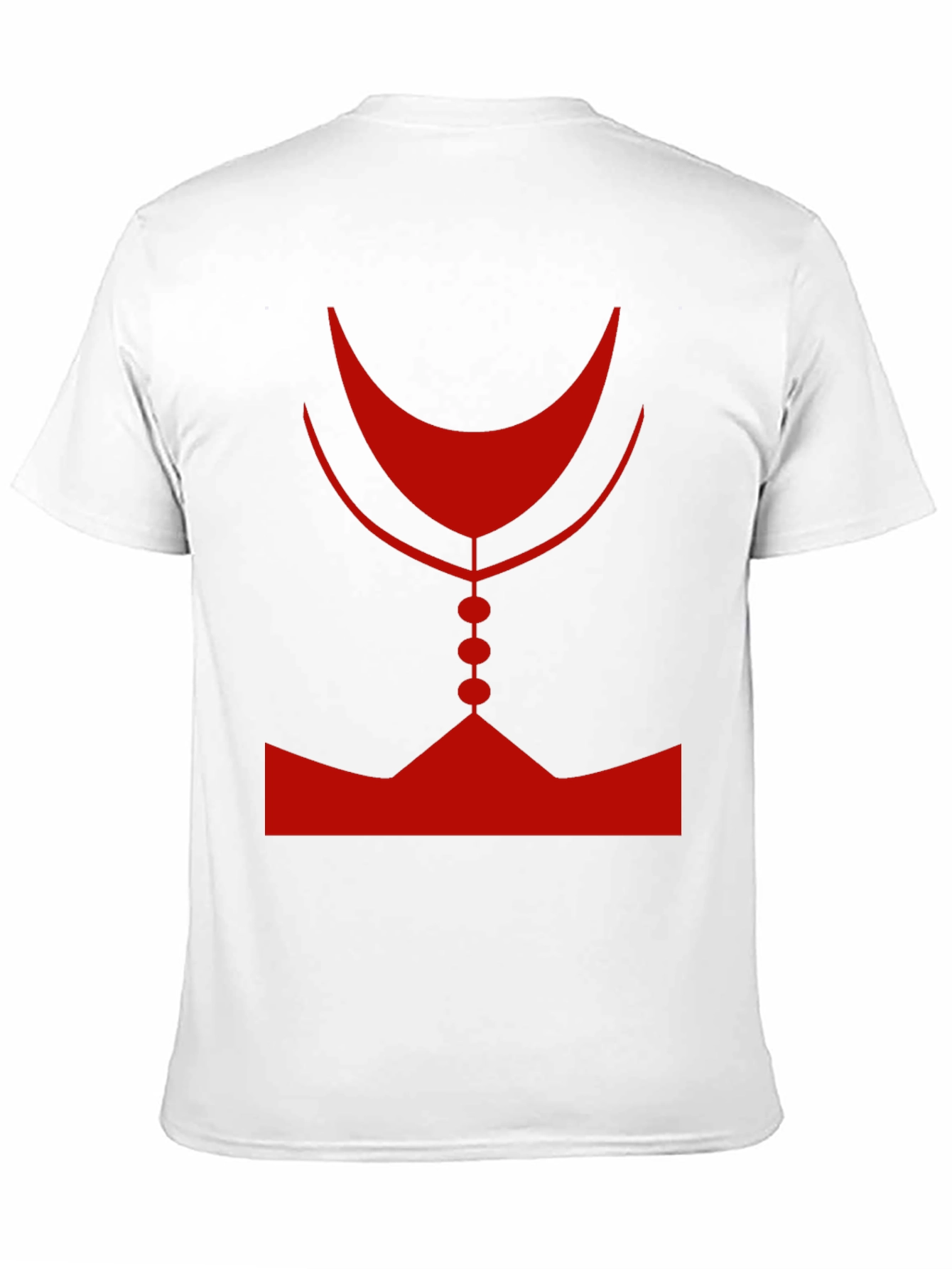 Abstract Red Graphic Print Mens Black T-Shirt