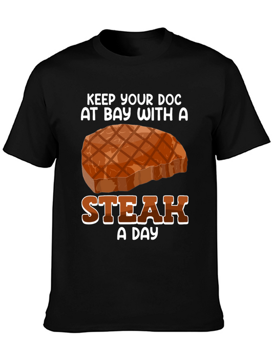 Keep Your Doc Away Steak T-Shirt