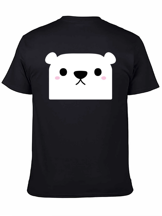 Cute Polar Bear Graphic T-Shirt - Soft Cotton Blend
