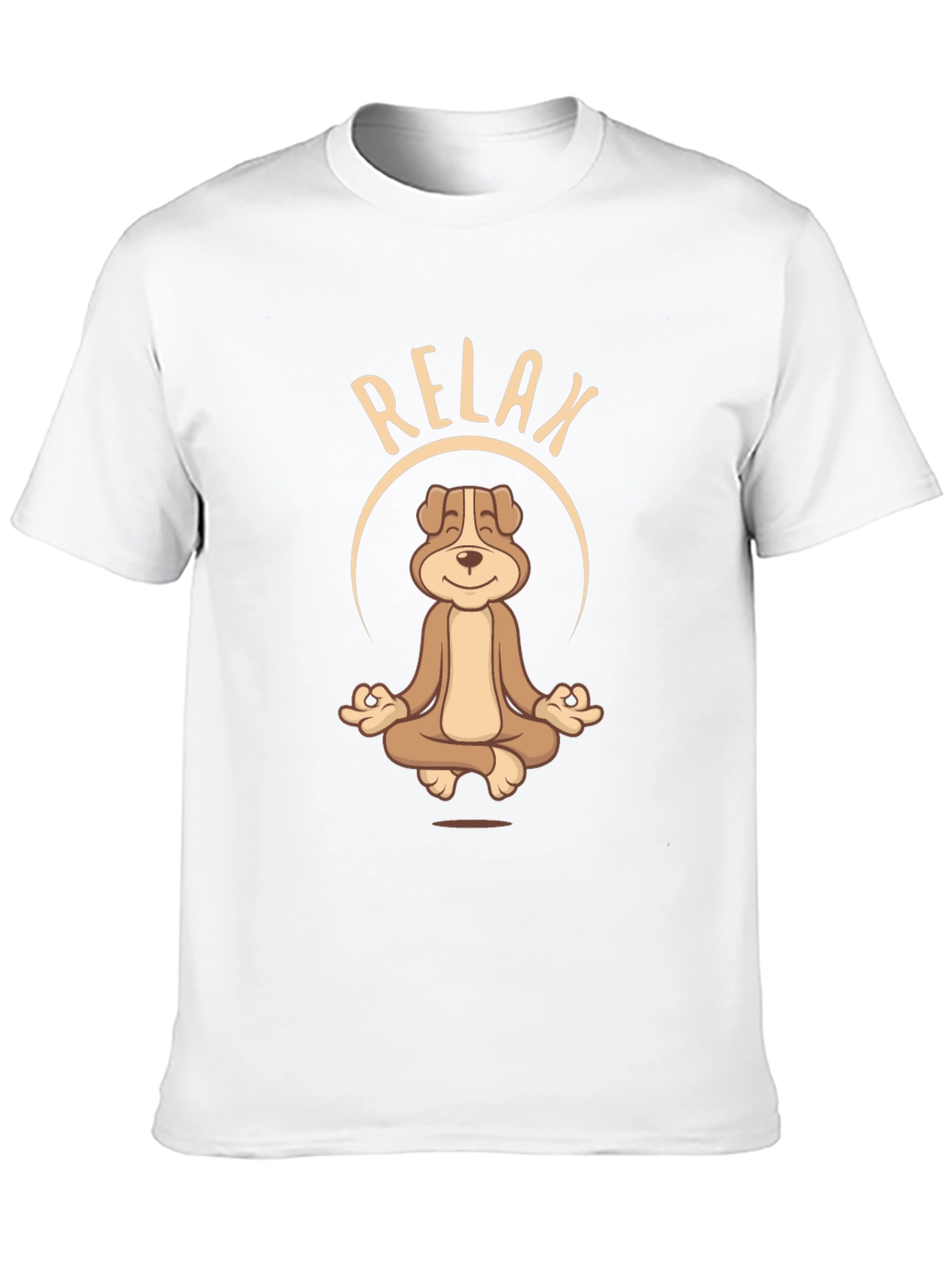 Relax Dog Meditation Graphic Tee