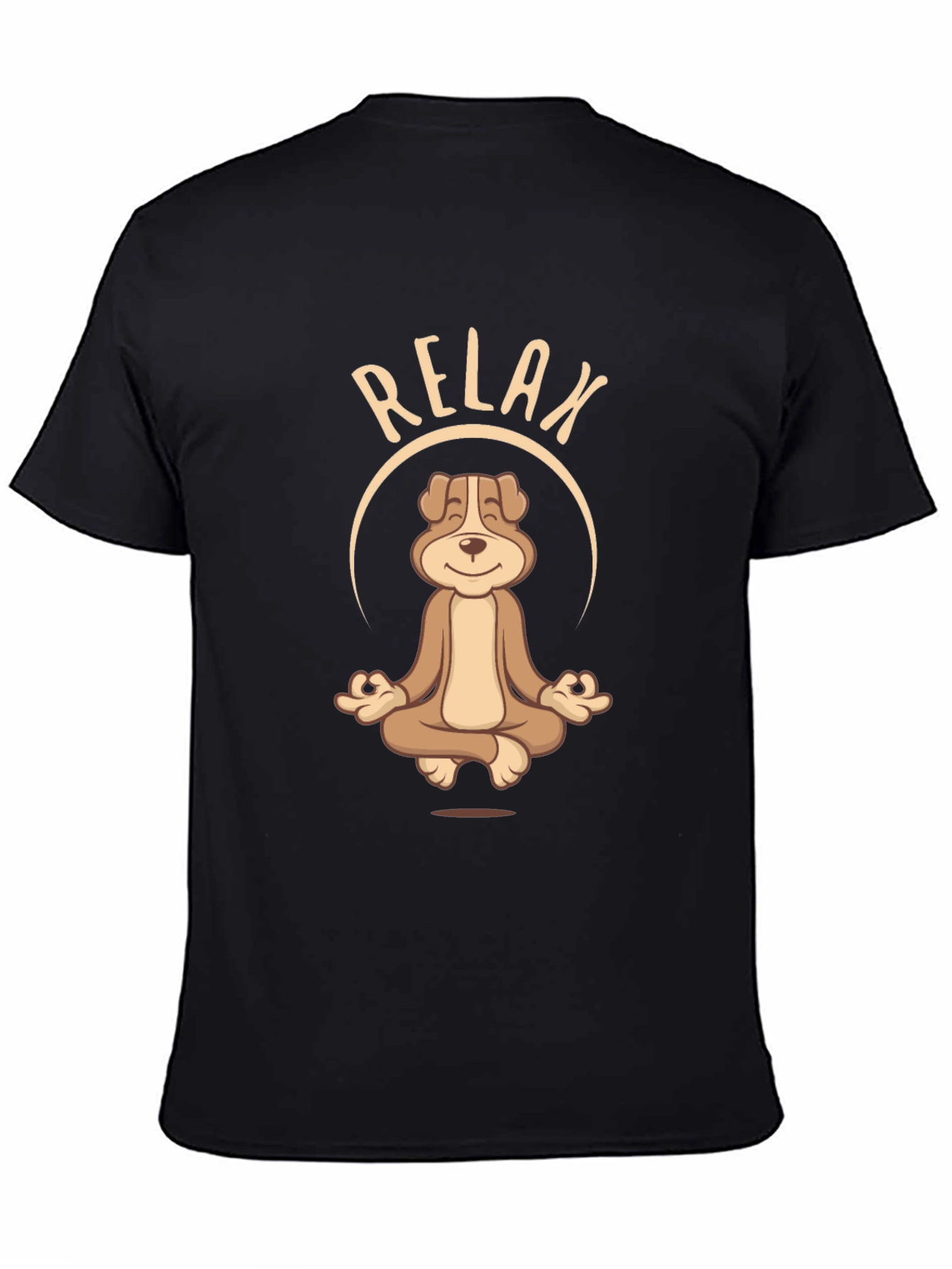 Relax Dog Meditation Graphic Tee
