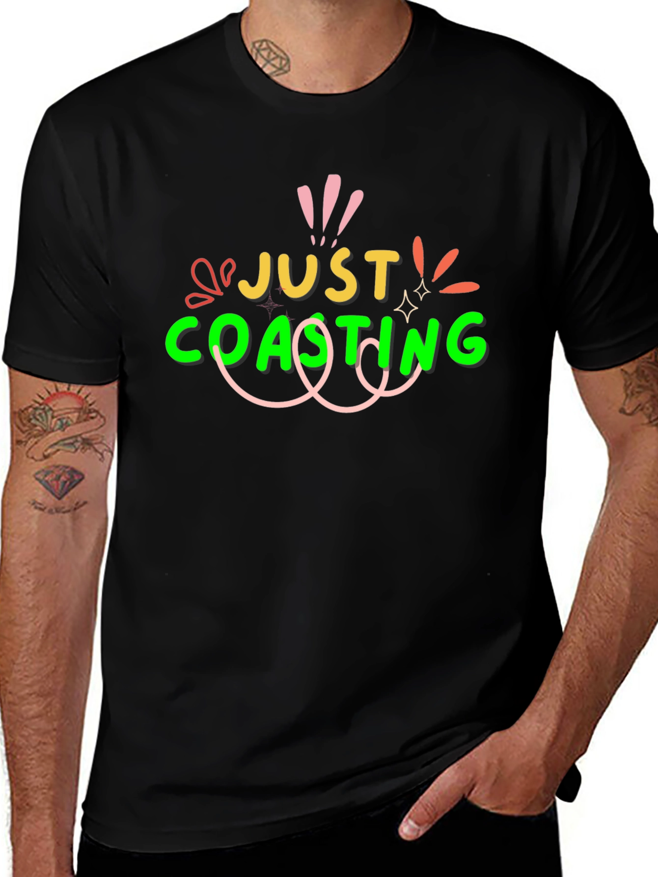 Just Coasting Graphic T-Shirt