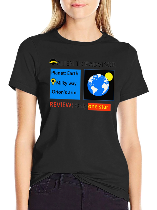Alien Tripadvisor One-Star Review T-Shirt
