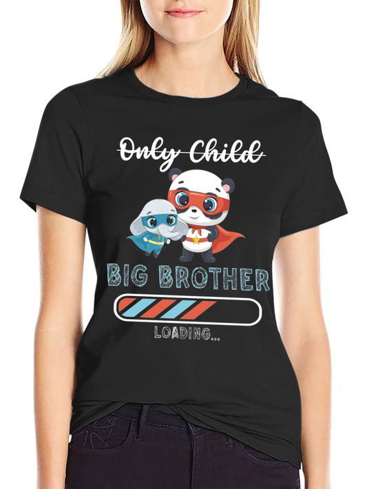 Only Child Big Brother Loading Graphic Tee