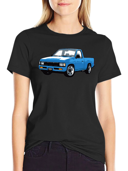 Blue Truck Graphic Tee - Cool Car Shirt