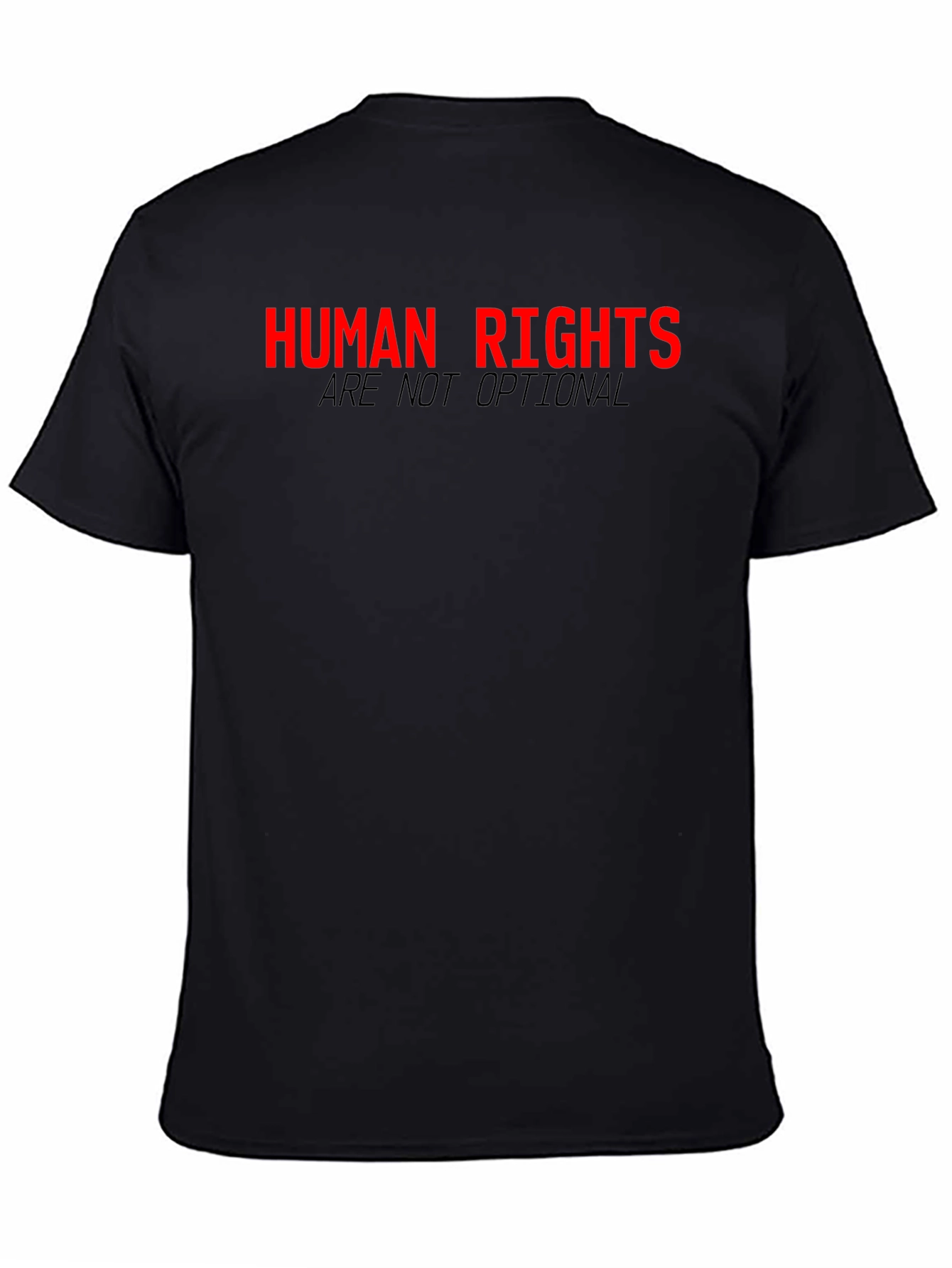 Human Rights Activist Black T-Shirt