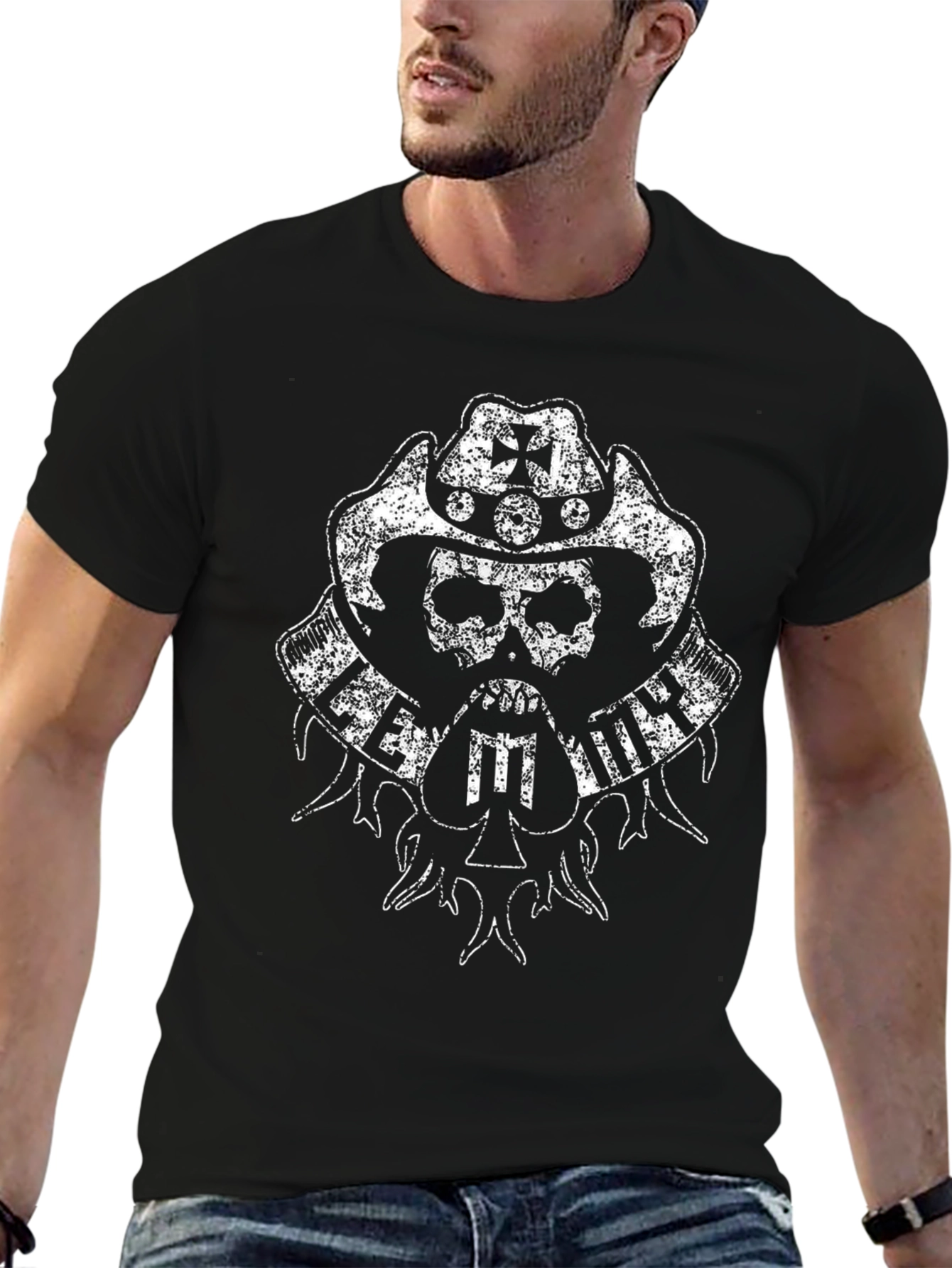 Rebel With A Cause Skull Graphic Tee