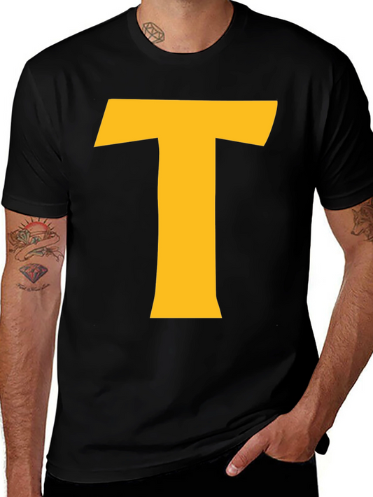 Bold T Graphic Black T-Shirt