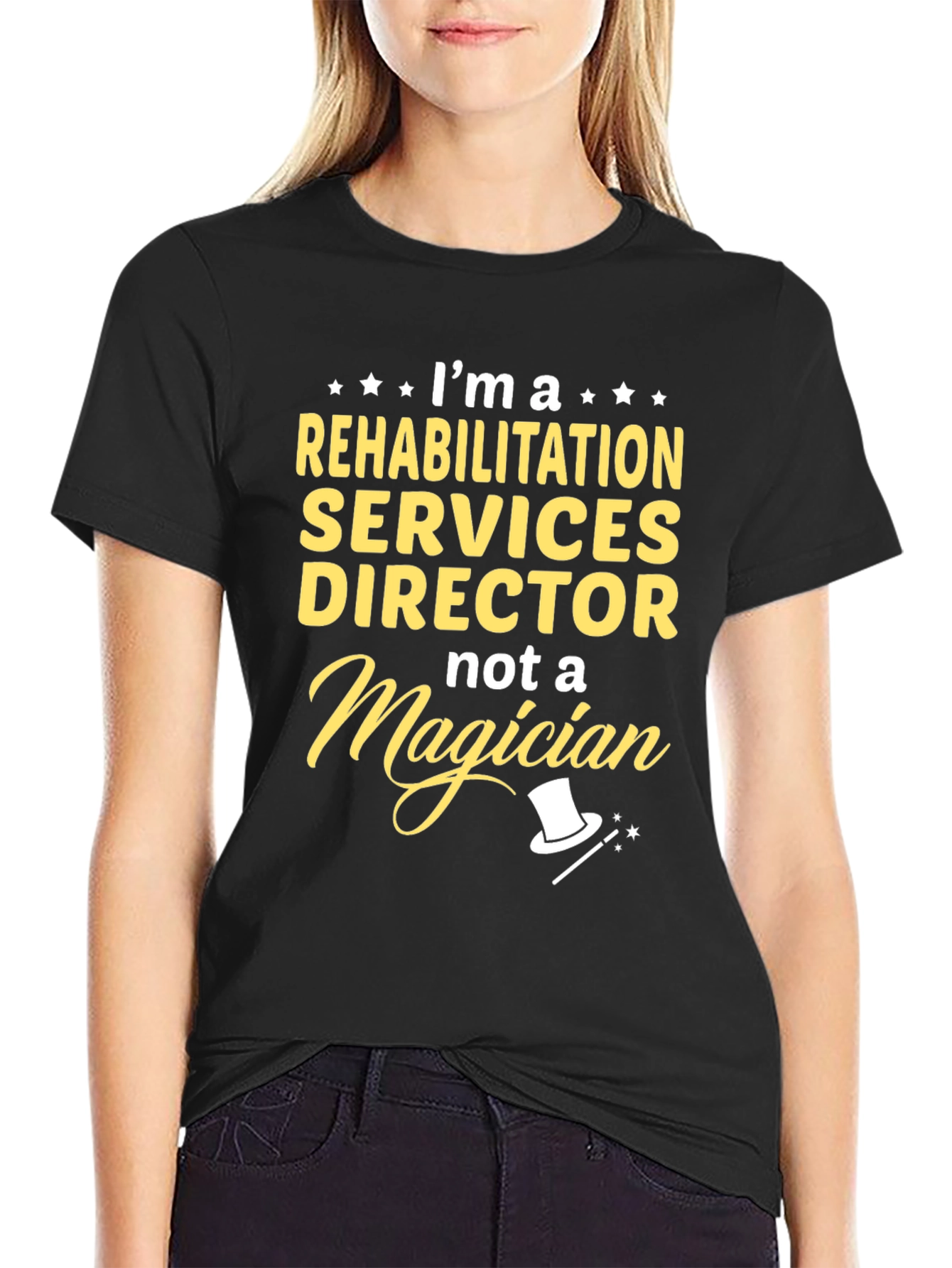 Rehabilitation Services Director T-Shirt - Funny Magician Tee