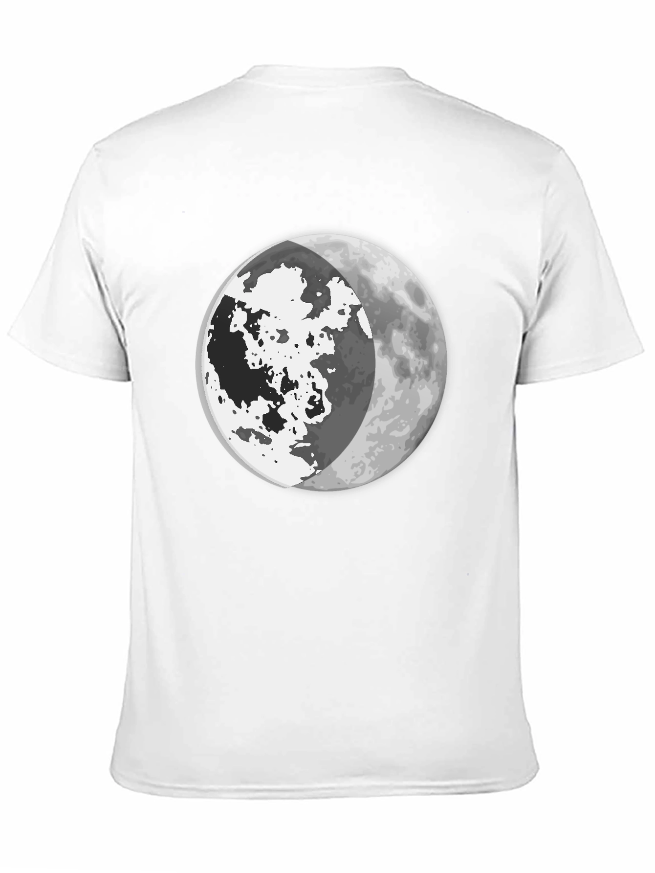 Moon Phase Graphic Tee - Mens Black T-Shirt