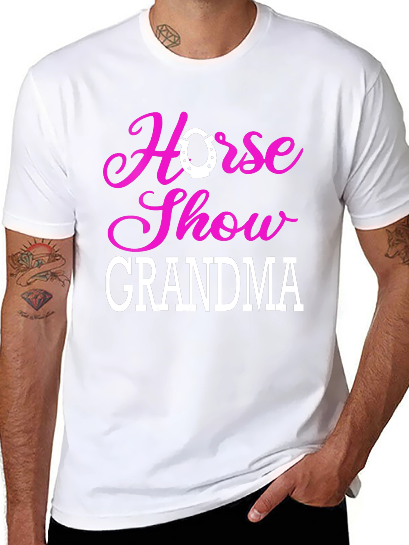 Horse Show Grandma T-Shirt - Equestrian Gift