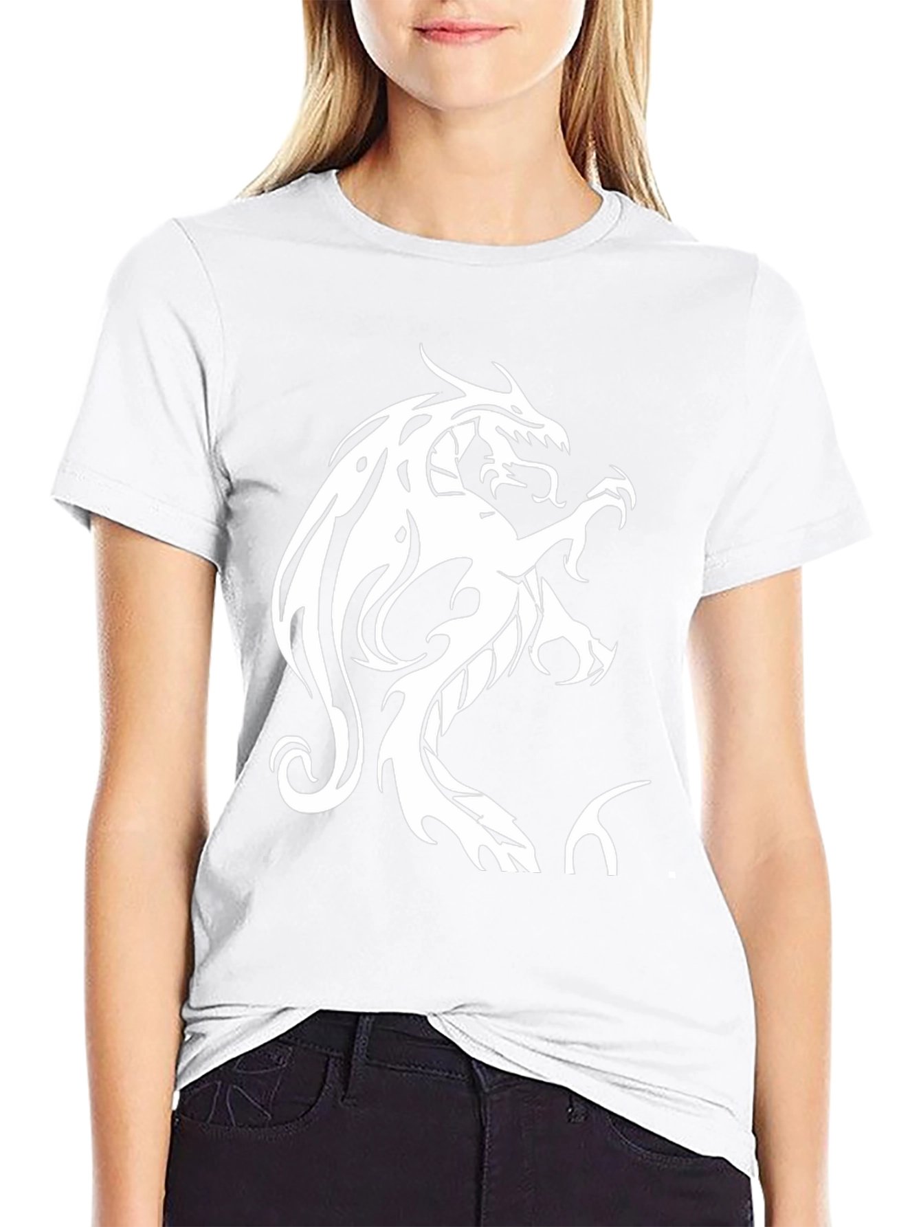 Black Dragon Graphic Tee - Bold Statement Style