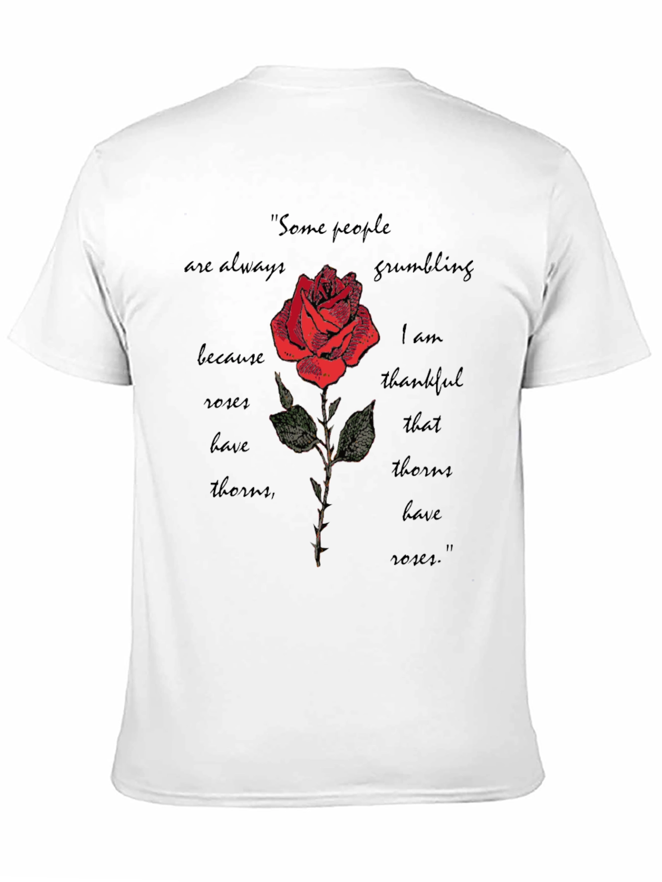Roses and Thorns Graphic T-Shirt